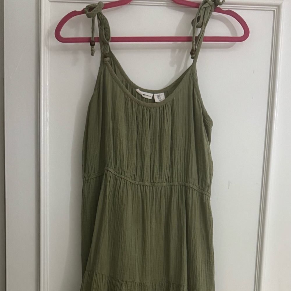 Lucky Brand Olive Green Midi Medium